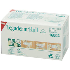 Transparent Film Dressing 3M Tegaderm 4 Inch X 11 Yard 2 Tab Delivery Roll NonSterile, Packaging Type- Case