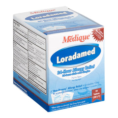 Allergy Relief Loradamed 10 mg Strength Tablet 1 per Box, Packaging Type- Box