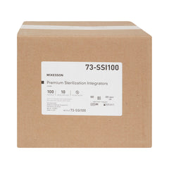McKesson Sterilization Chemical Integrator Strip Steam 4 Inch, Packaging Type- Case