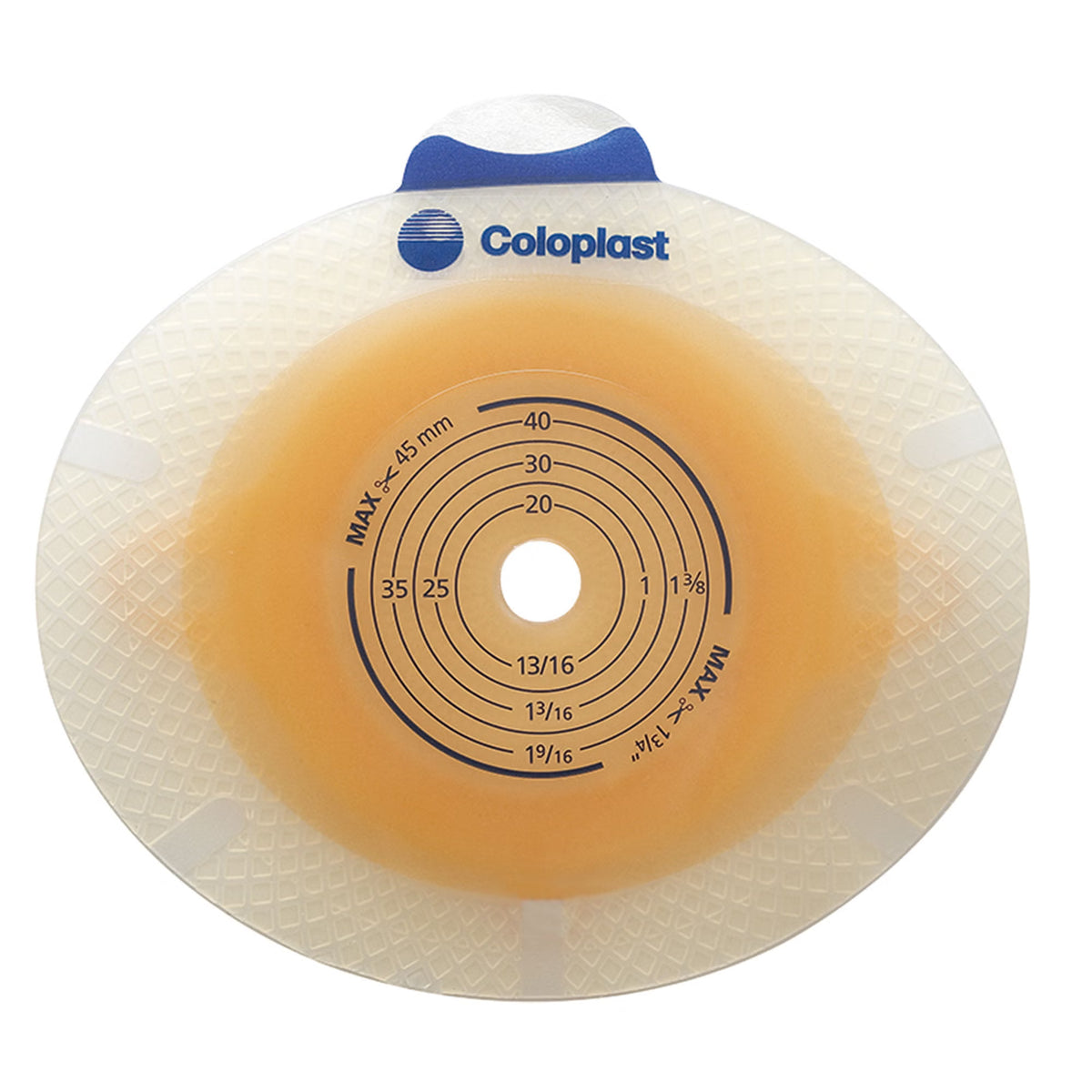 Ostomy Barrier SenSura Click Precut, Standard Wear Double Layer Adhesive 40 mm Flange Green Code System 1 Inch Opening | 5/Box 50 mm Flange Red Code System 3/16 Inch · Pack: BX