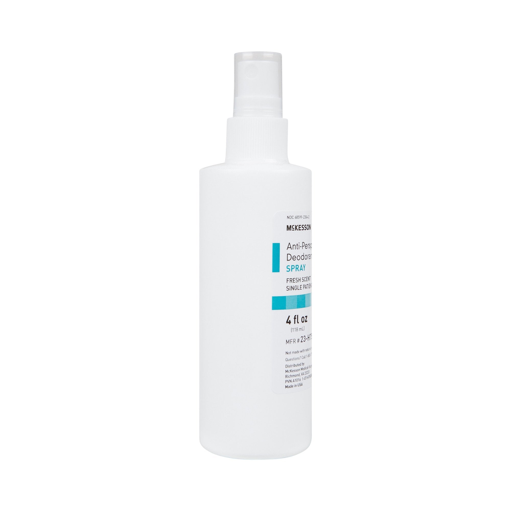Antiperspirant / Deodorant McKesson Spray 4 oz. Fresh Scent, Packaging Type- Each