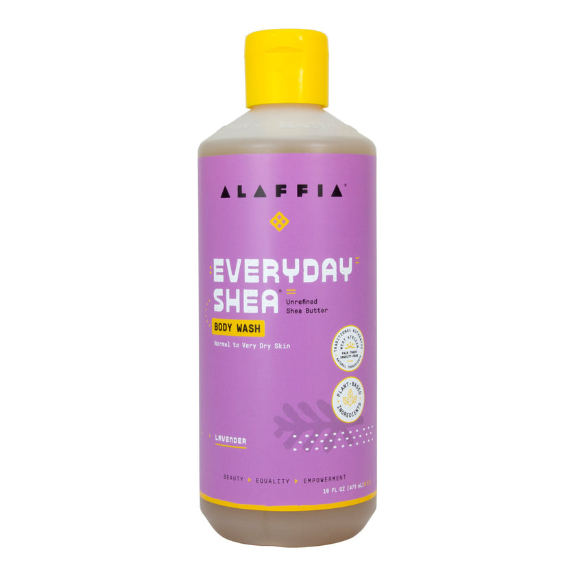 Alaffia - Everyday Body Wash - Shea Lavender - 16 Oz