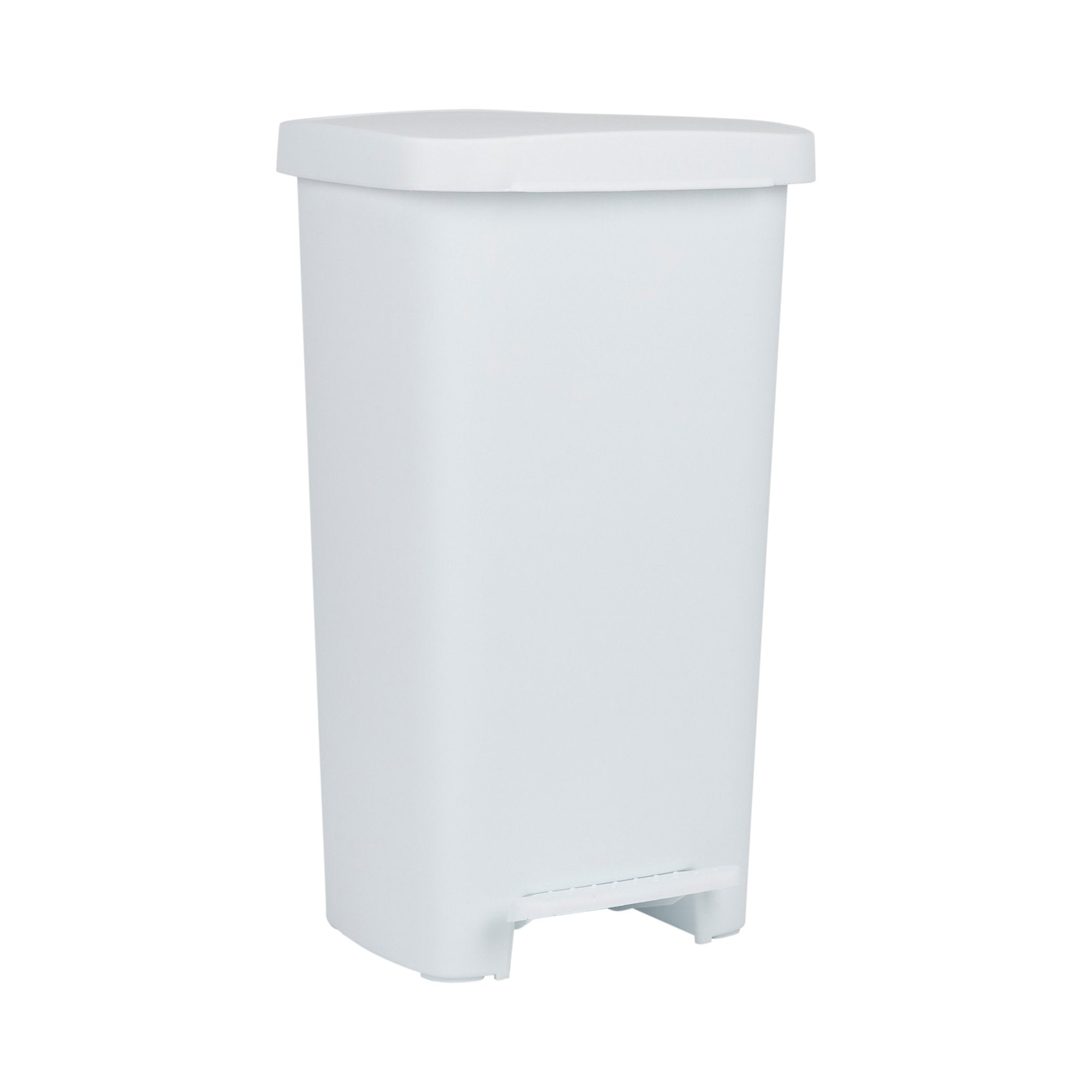 Trash Can McKesson 52 Quart / 13 gal. White Plastic Rectangular, Packaging Type- Each