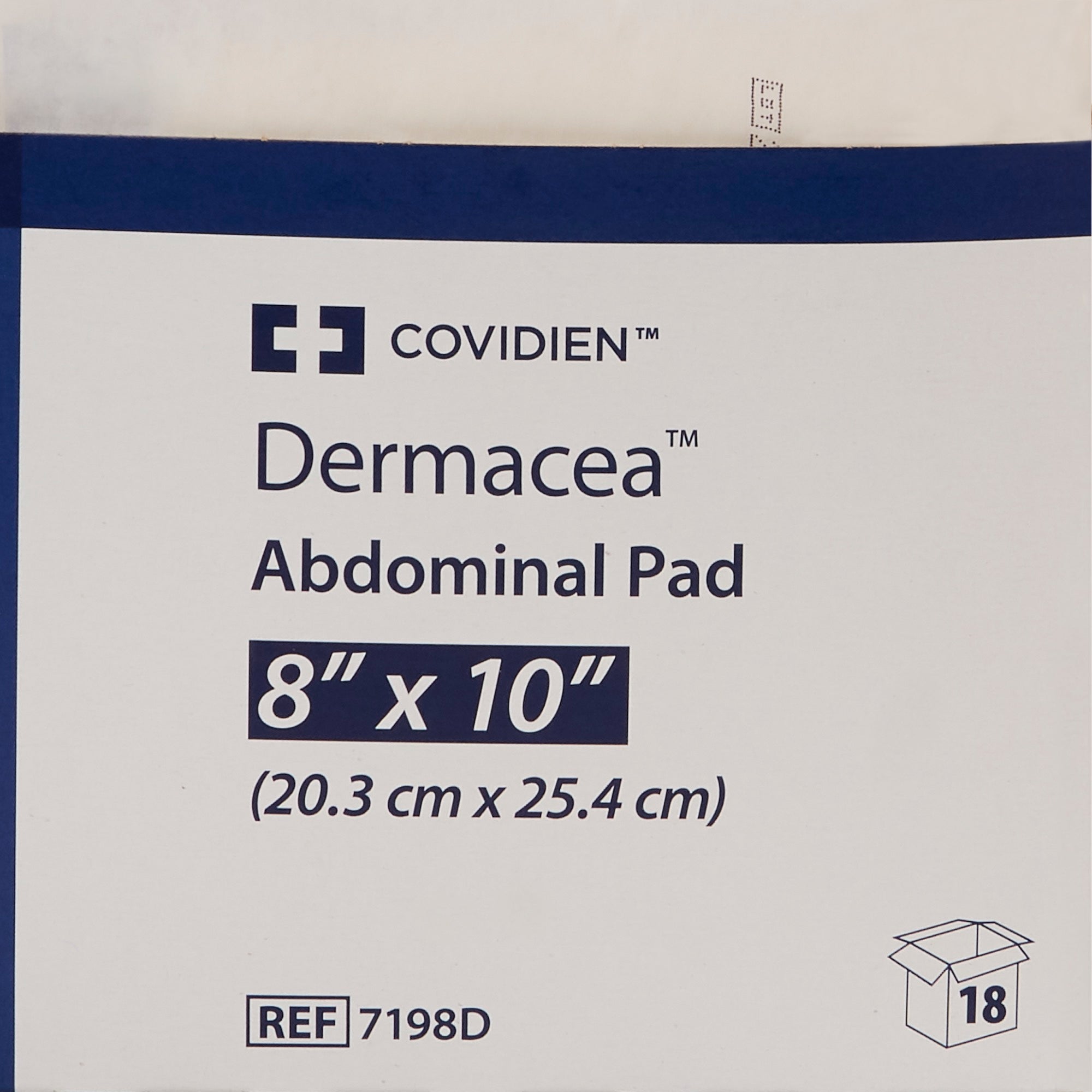Abdominal Pad Dermacea 8 X 10 Inch Sterile 1 per Pack, Packaging Type- Case