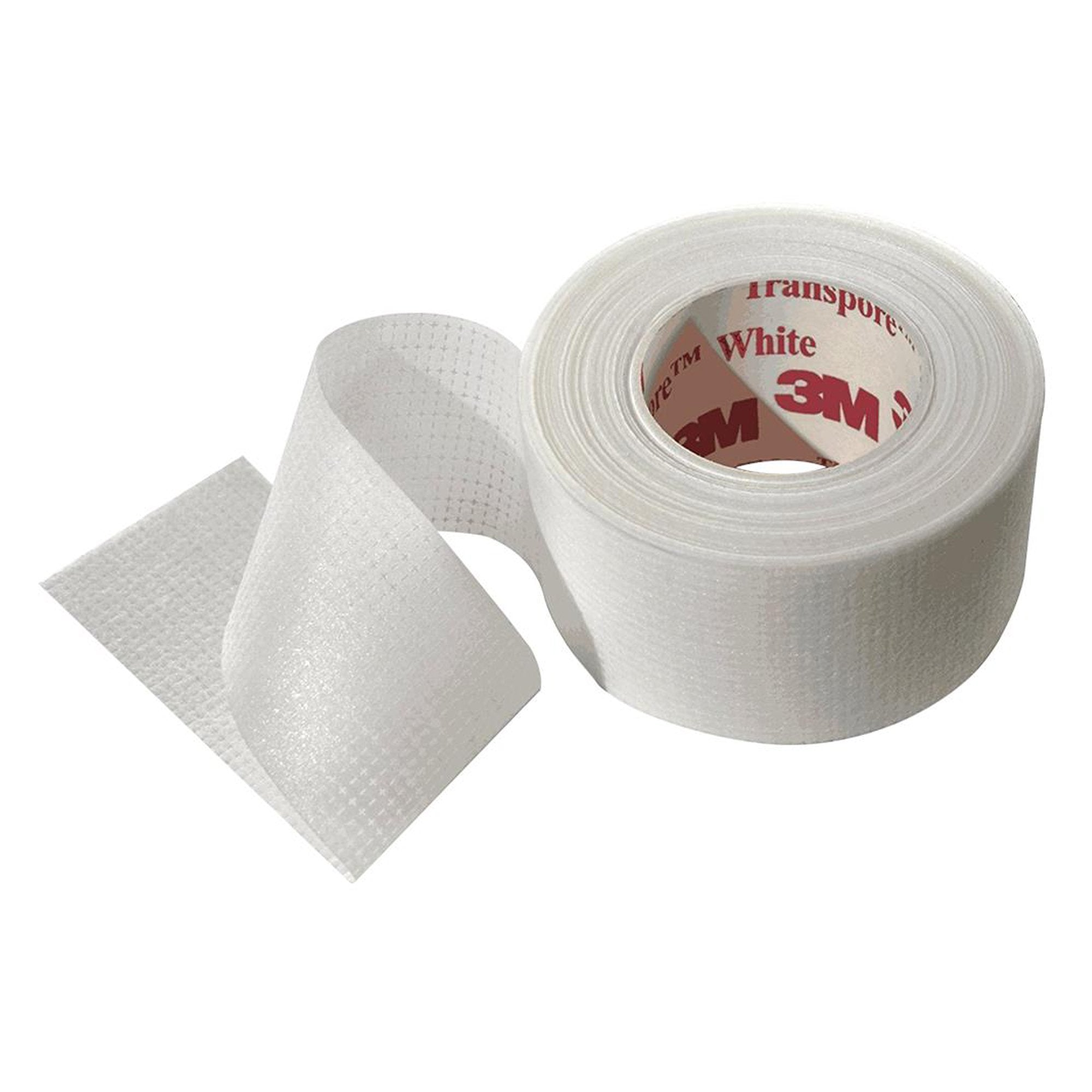 Medical Tape 3M Transpore Transparent 1/2 Inch X 10 Yard Plastic NonSterile