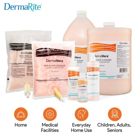 Shampoo and Body Wash DermaVera 1 gal. Jug Scented,Packaging Type- Each