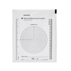Wound Measuring Guide McKesson 5 X 7 Inch Clear Plastic NonSterile, Packaging Type- Case