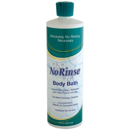 Rinse-Free Body Wash No Rinse Body Bath Liquid 16 oz. Bottle Scented