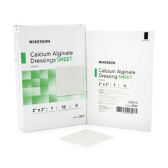 Alginate Dressing McKesson 2 X 2 Inch Square Case of 100