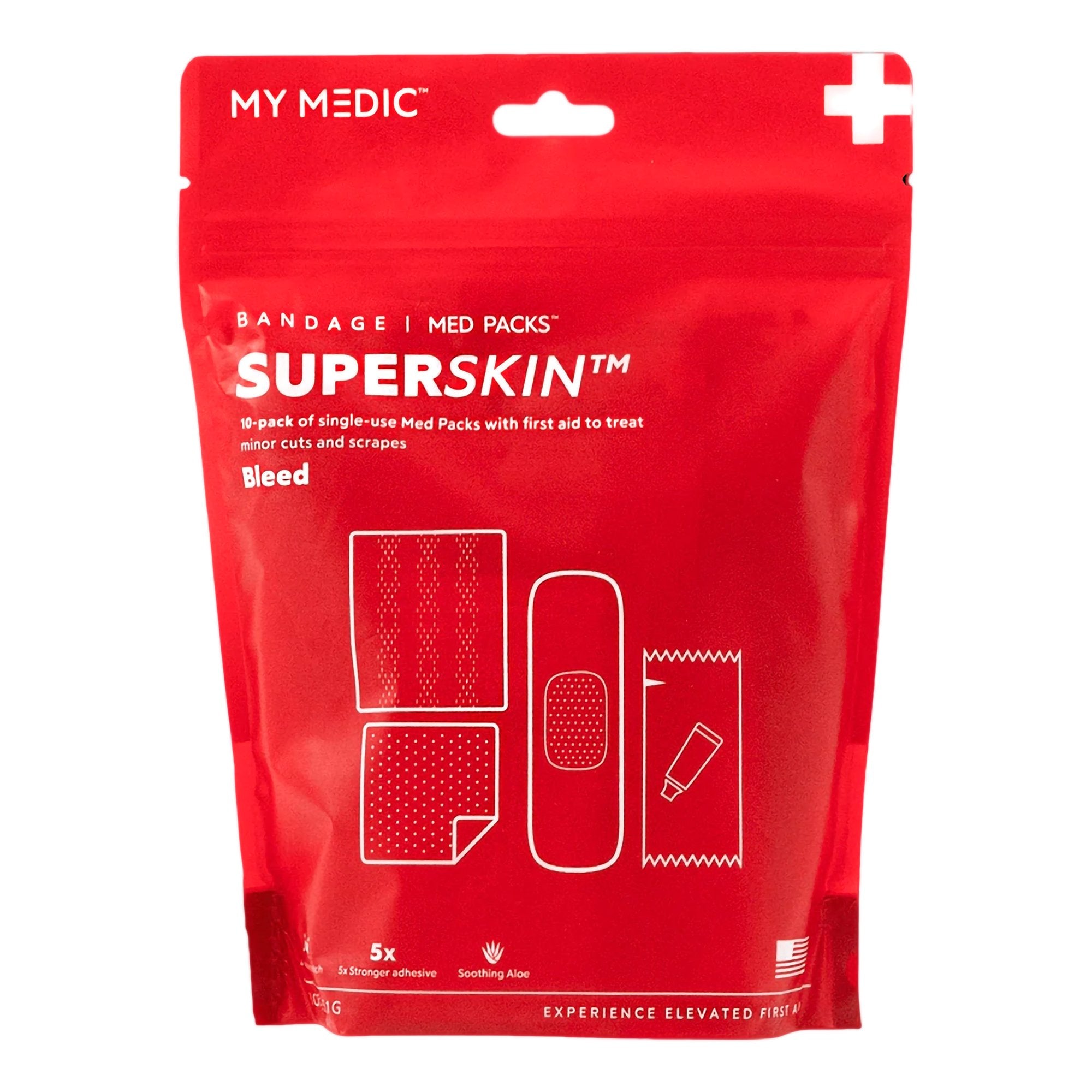 First Aid Kit My Medic MED PACKS SuperSkin Plastic Pouch