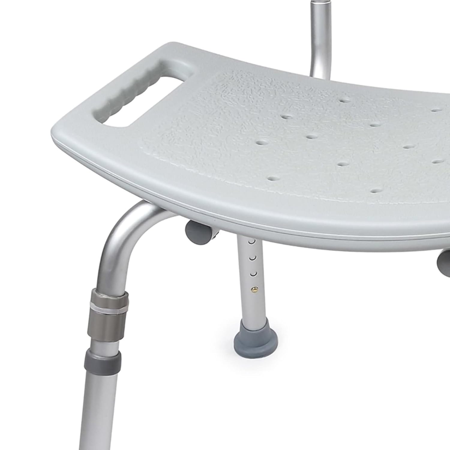 Bath Bench McKesson Without Arms Aluminum Frame Removable Backrest 19-1/4 Inch Seat Width 300 lbs. Weight Capacity, Packaging Type- Case