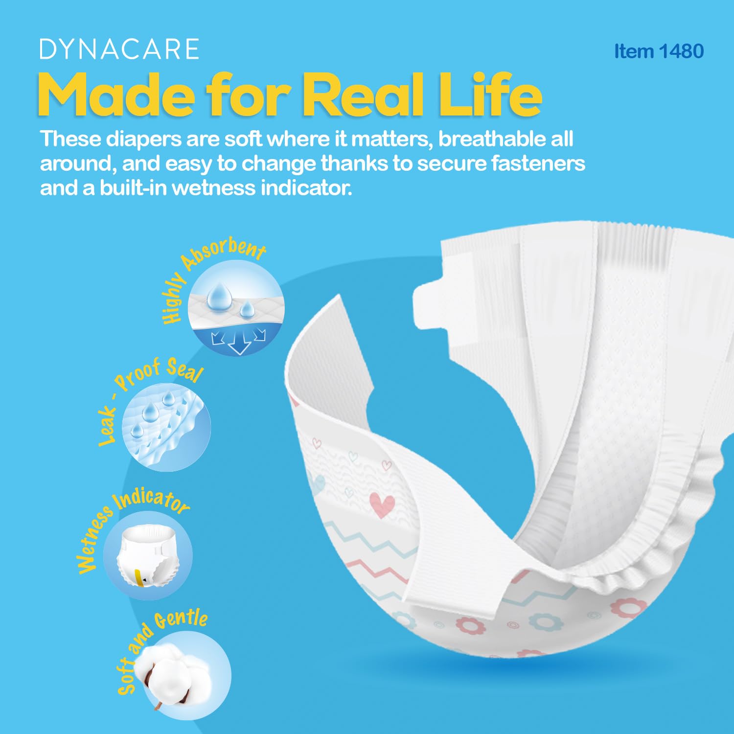 dynarex hugs of love diapers