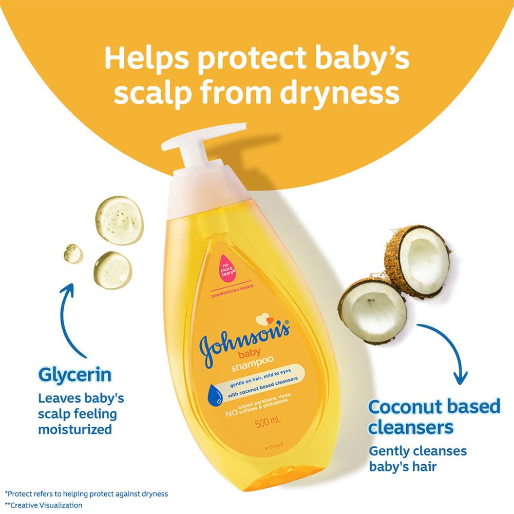 baby shampoo johnsons no more tears 1 7 oz flip top bottle scented packaging type case
