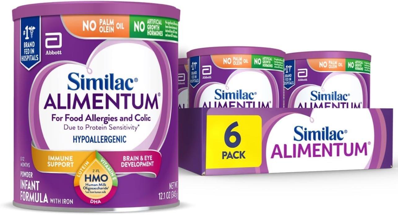 Infant Formula Similac Alimentum Unflavored 2 oz. Bottle Liquid Food Allergies,Packaging Type- Each