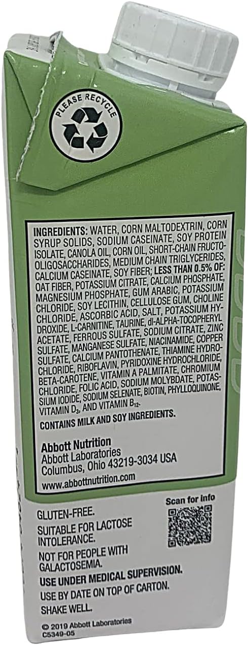 Tube Feeding Formula Jevity 1.2 Cal with Fiber Unflavored Liquid 8 oz. Reclosable Carton,Packaging Type- Each