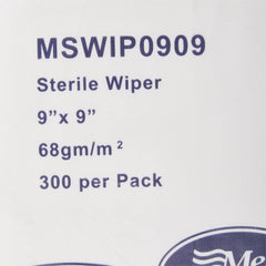 Cleanroom Wipe McKesson ISO Class 5 White Sterile Polyester / Cellulose 9 X 9 Inch Disposable | 12PACK/CASE