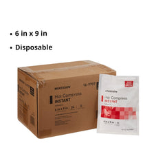 Instant Hot Pack McKesson General Purpose Large Plastic Disposable, Packaging Type- Case