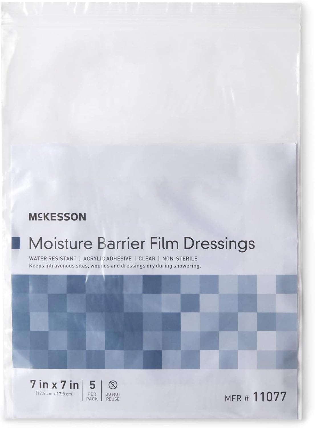 IV Site Barrier Protector McKesson 7 X 7 Inch, Packaging Type- Case