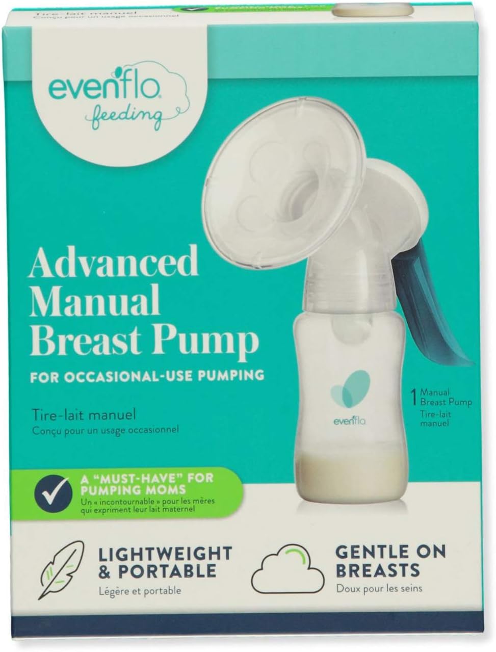 evenflo manual breast pump advanced