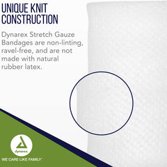 Conforming Bandage Dynarex 3 Inch X 4-1/10 Yard 1-Ply NonSterile 12 per Pack, Packaging Type- Case