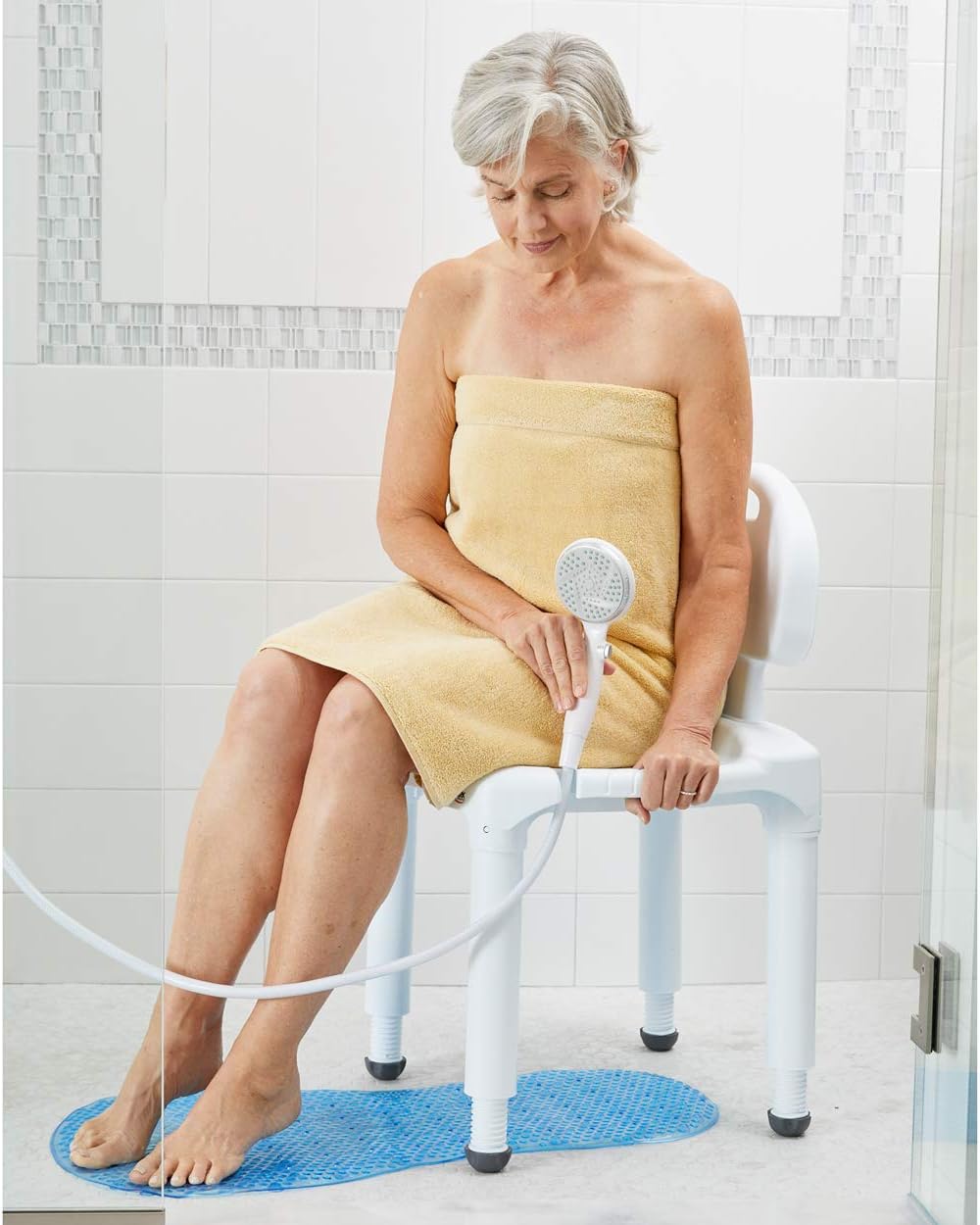 Comfortable Carex Bath Bench Backrest