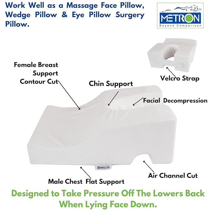 face down pillow 17 x 14 x 6 2 5