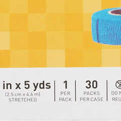 Cohesive Bandage McKesson 1 Inch X 5 Yard Self-Adherent Closure Purple / Pink / Green / Light Blue / Royal Blue / Red NonSterile Standard Compression, Packaging Type- Each