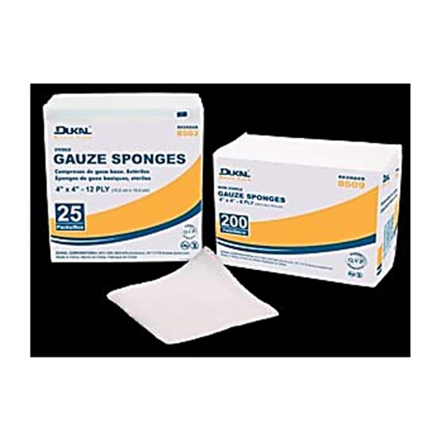 Gauze Sponge Basic Care 4 X 4 Inch 8-Ply NonSterile 200 per Pack, Packaging Type- Case