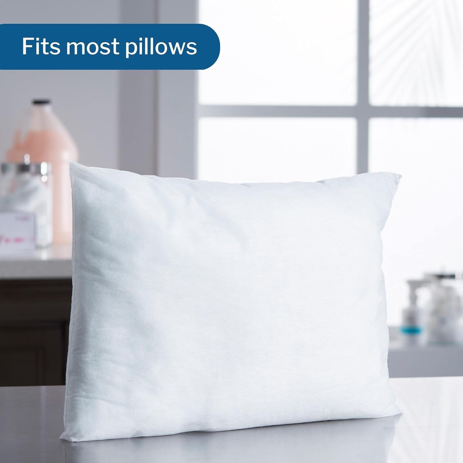 Pillowcase McKesson Standard White Disposable, Packaging Type- Each