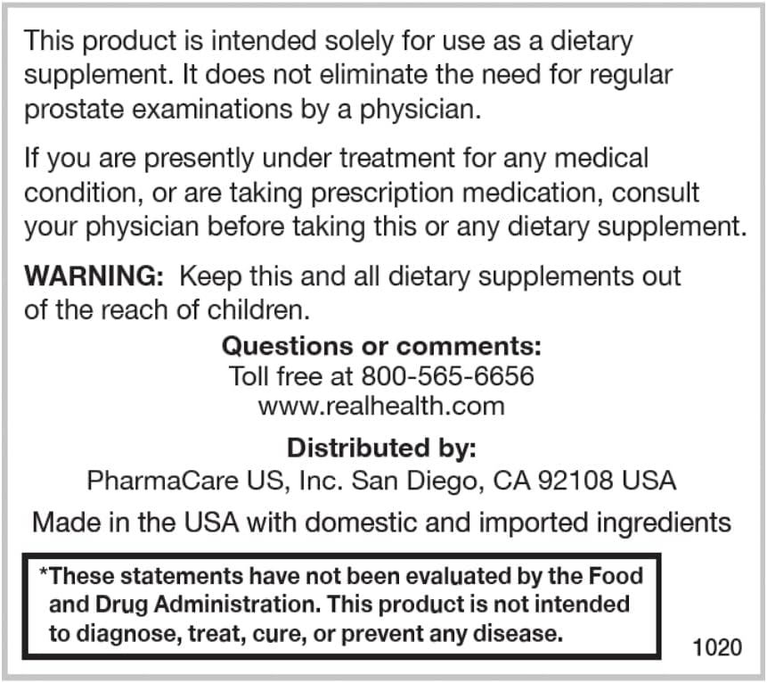 real health prostate complete 30 softgels
