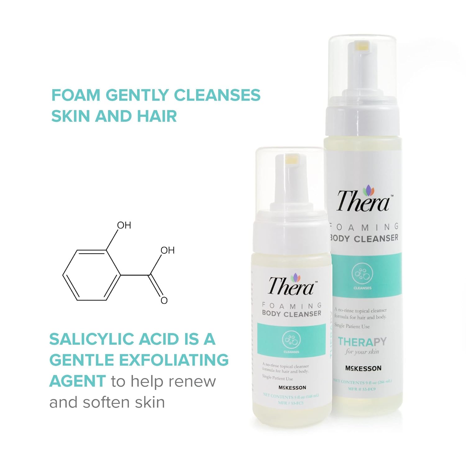 Body Wash Thera Foaming 5 oz. Pump Bottle Scented, Packaging Type- Case
