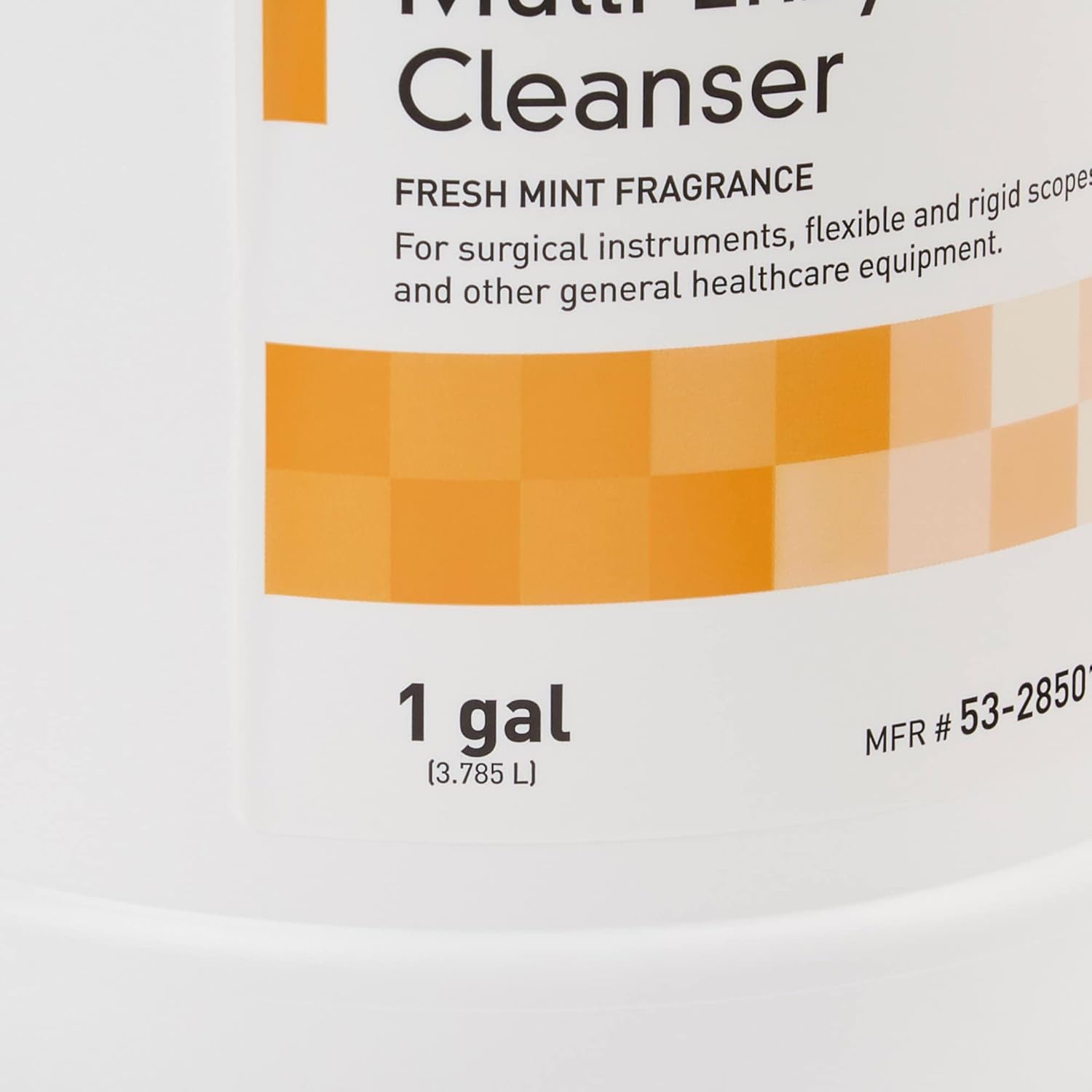 Multi-Enzymatic Instrument Detergent McKesson Liquid 1 gal. Jug Fresh Mint Scent, Packaging Type- Case