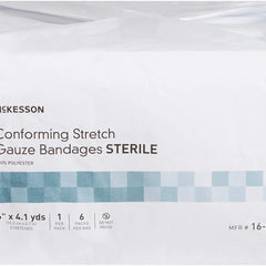 Conforming Bandage McKesson 6 Inch X 4-1/10 Yard Sterile 1 per Pack, Packaging Type- Case