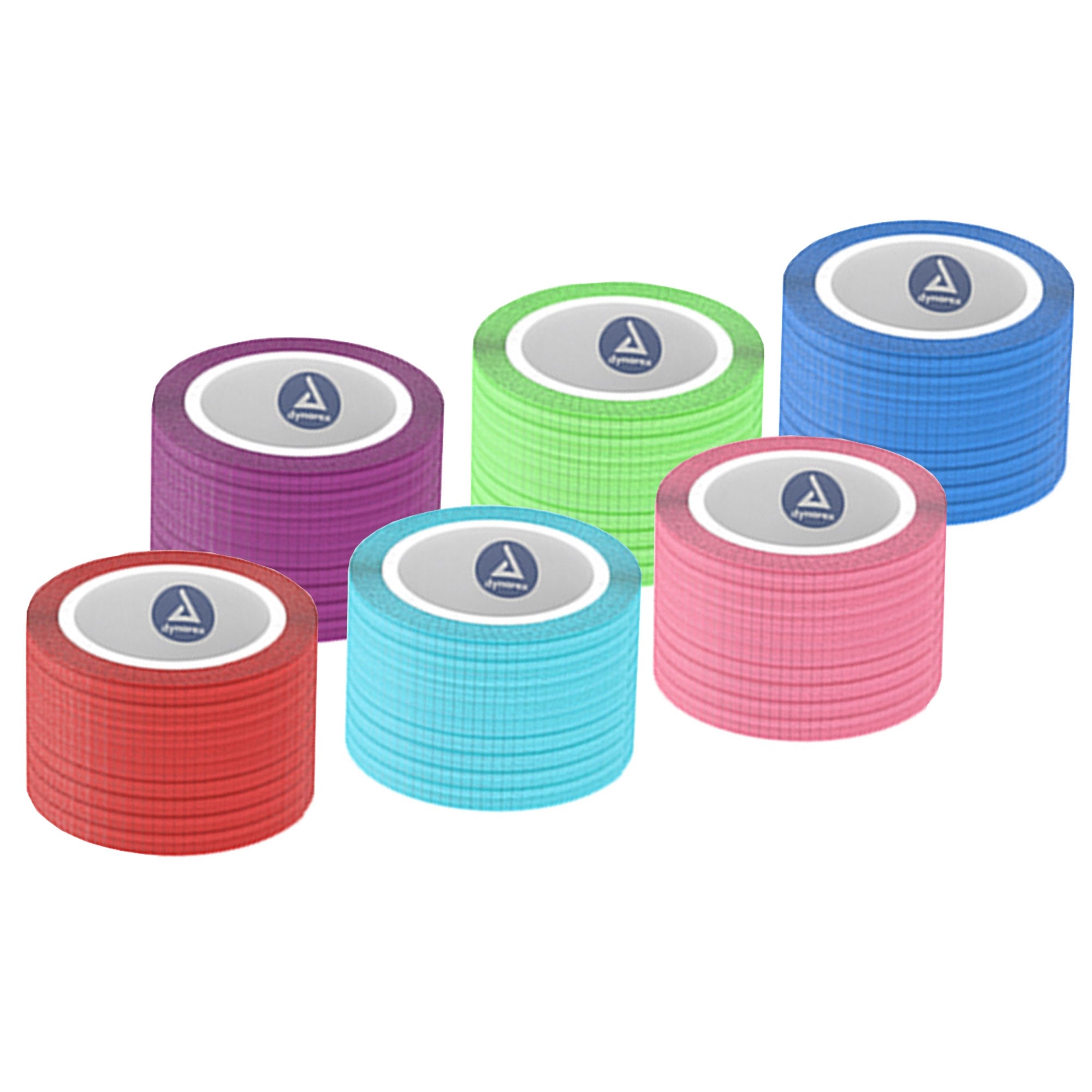 Cohesive Bandage Sensi-Wrap 1 Inch X 5 Yard Self-Adherent Closure Red / Green / Purple / Dark Blue / Pink / Light Blue NonSterile Standard Compression, Packaging Type- Case