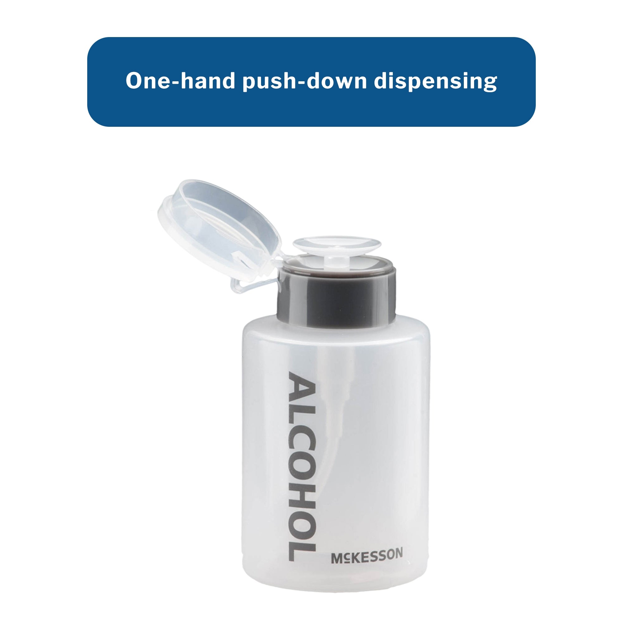 Alcohol Dispensing Bottle McKesson Polyethylene Opaque 9 oz., Packaging Type- Box
