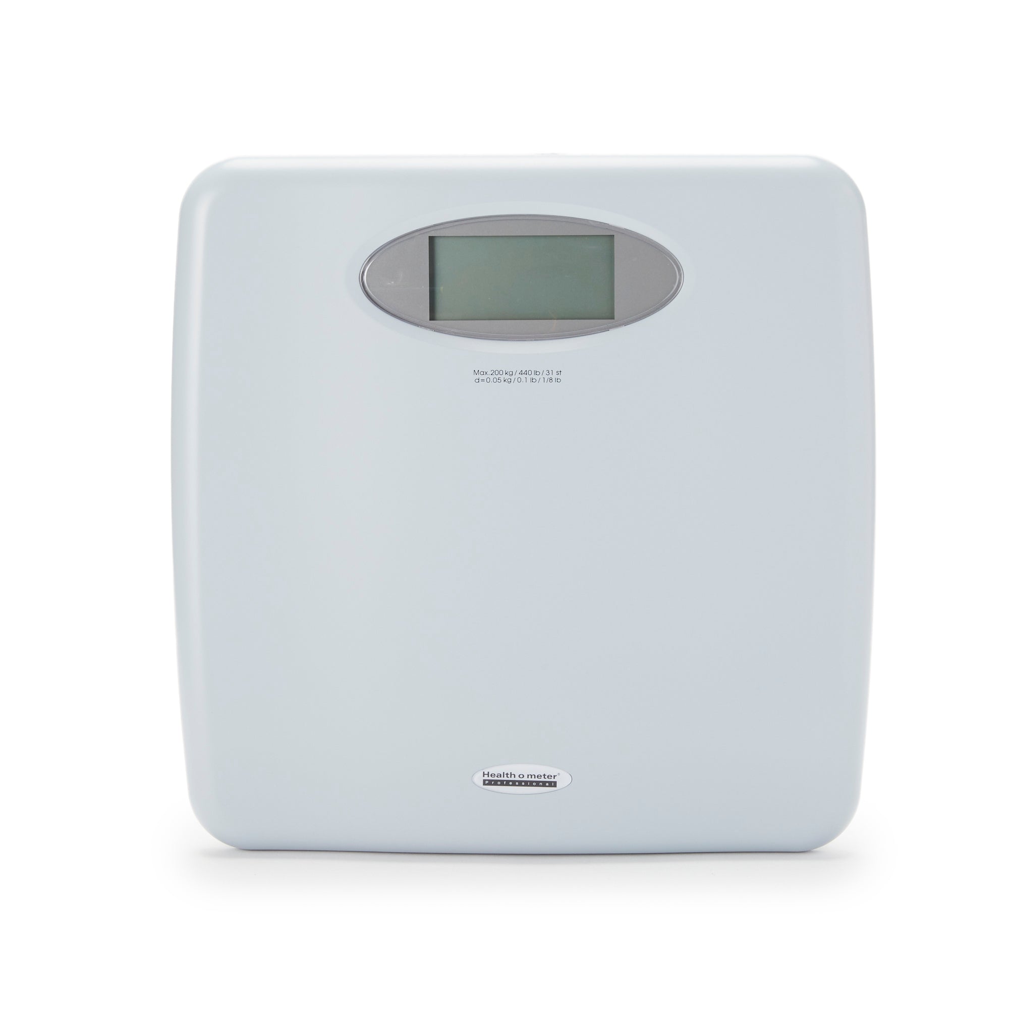 Floor Scale Health O Meter Digital Display 440 lbs. / 200 kg Capacity White Battery Operated,Packaging Type- Each