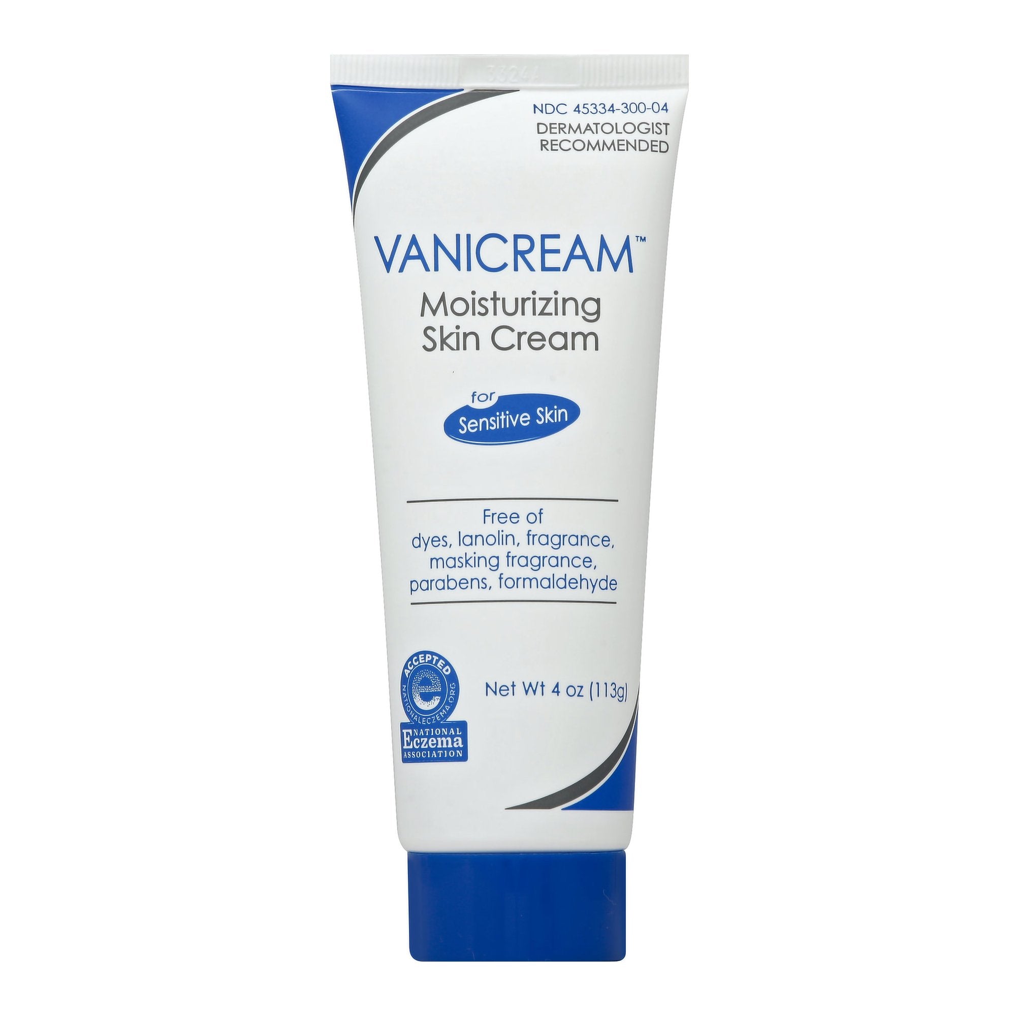 Hand and Body Moisturizer Vanicream 4 oz. Tube Unscented Cream