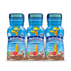 Pediatric Oral Supplement PediaSure Grow & Gain Shake Chocolate Flavor 8 oz. Bottle Liquid Calories | (6/Pack