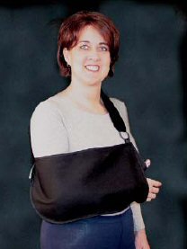 Arm Sling with Padded Strap Bird & Cronin D Ring / Hook and Loop Strap Closure Medium