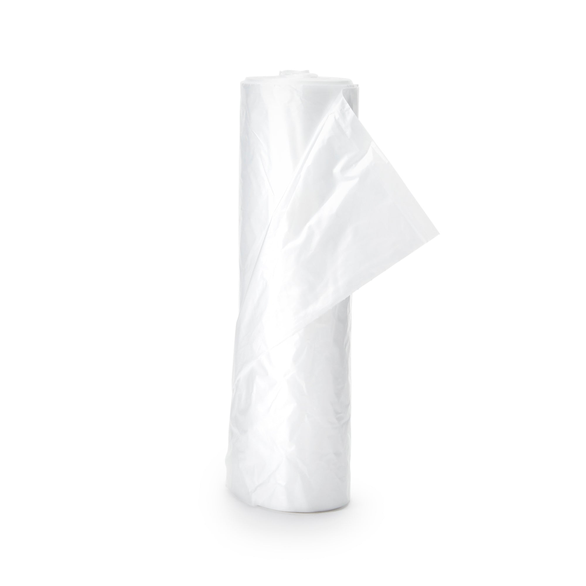 Trash Bag Colonial Bag 60 gal. Clear HDPE 17 Mic. 38 X 58 Inch X-Seal Bottom Coreless Roll, Packaging Type- Case