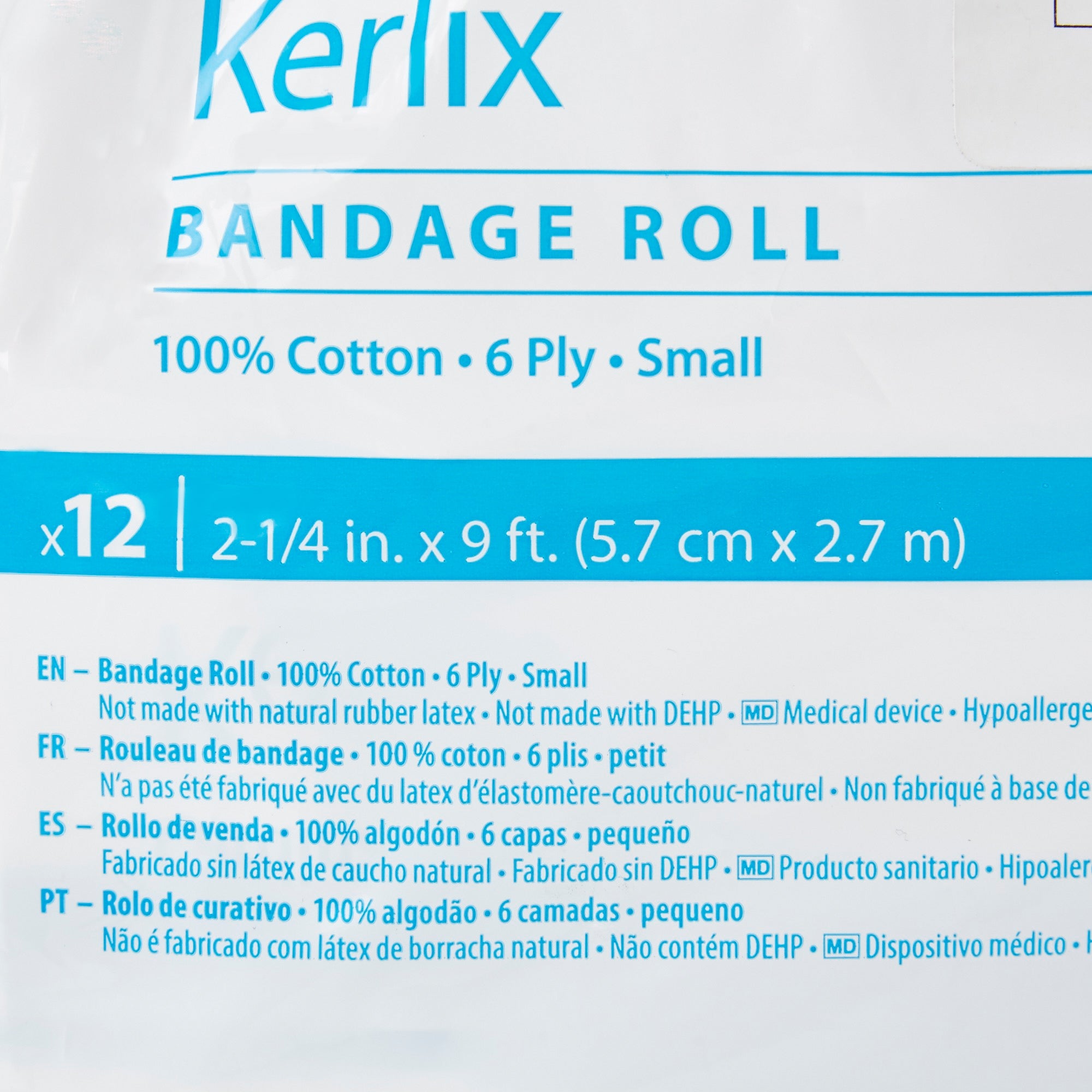 Fluff Bandage Roll Kerlix 2-1/4 Inch X 3 Yard 6-Ply NonSterile 12 per Pack, Packaging Type- Case