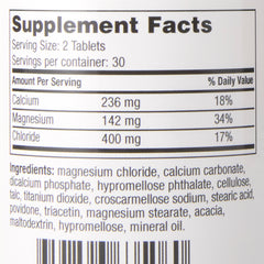 Mineral Supplement Geri-Care® Calcium / Magnesium Chloride 236 mg - 142 mg - 400 mg Strength Tablet 60 per Bottle