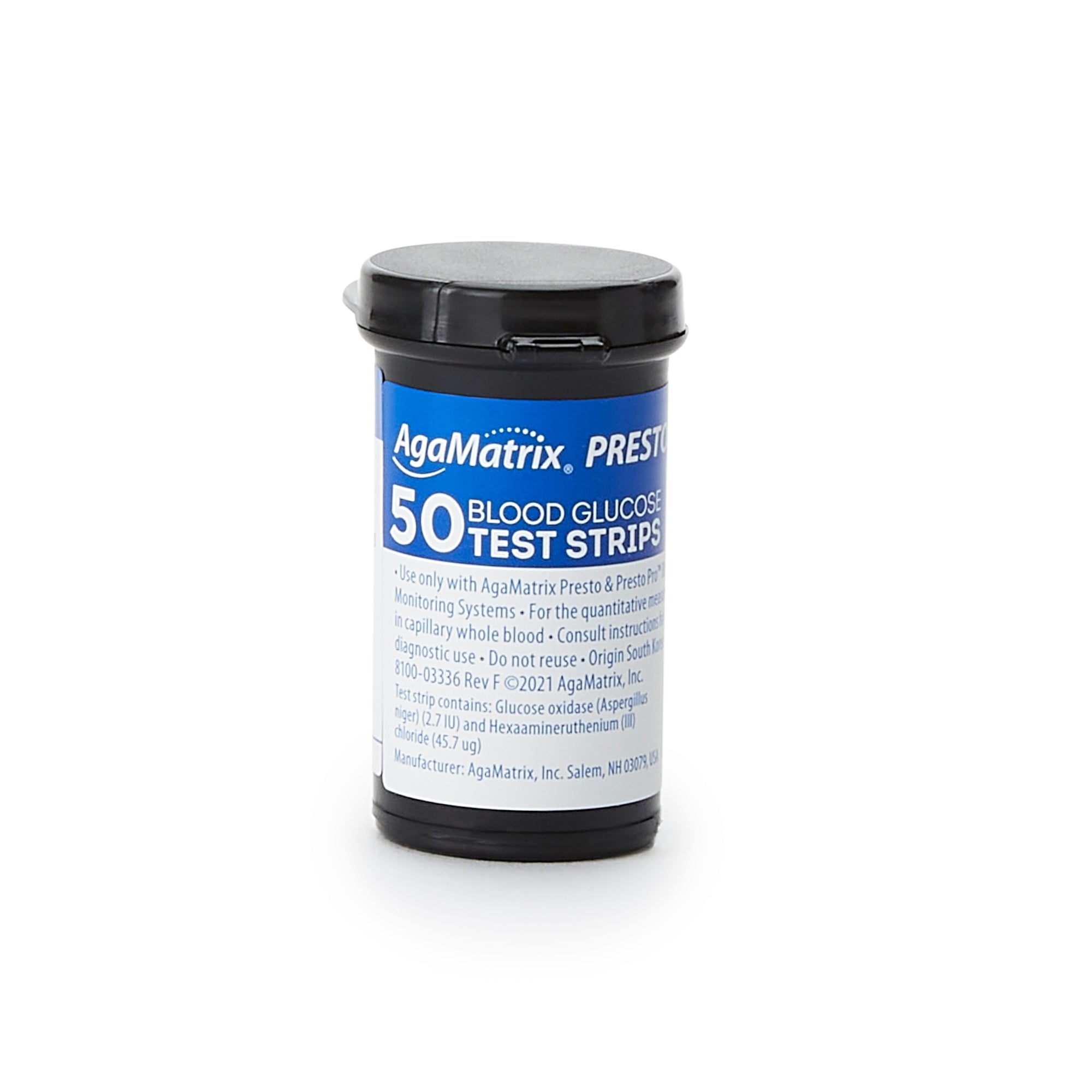 Blood Glucose Test Strips Wavesense Presto 50 Strips per Pack