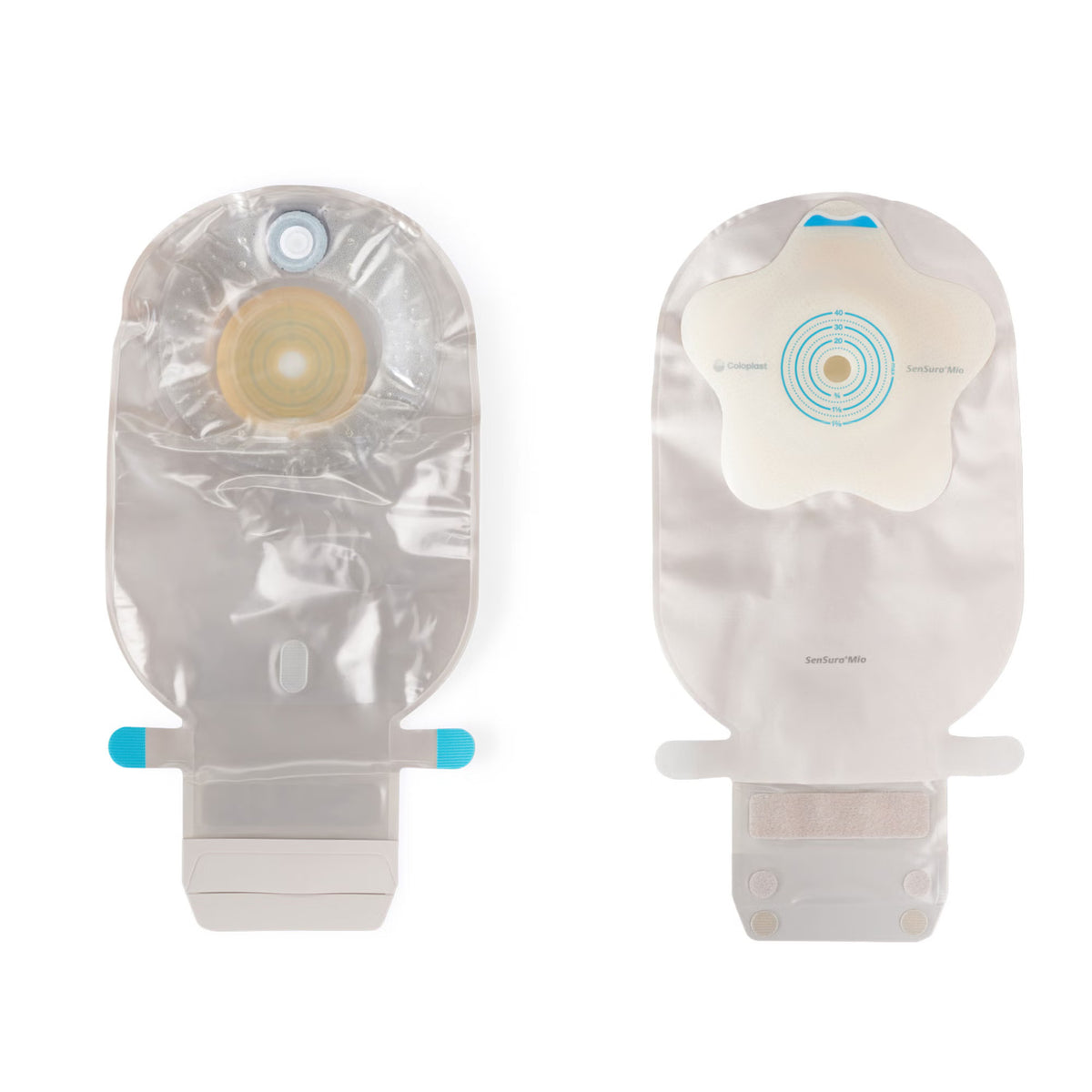 Ostomy Pouch SenSura Mio Convex One-Piece System 11 Inch Length, Maxi Convex, Trim to Fit 3/8 to 2 Inch Stoma Drainable 2 Inch · Box of 10