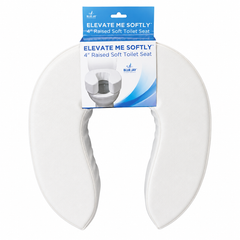 Elevate Me Softly Blue Jay 4 Raised Soft Toilet Seat