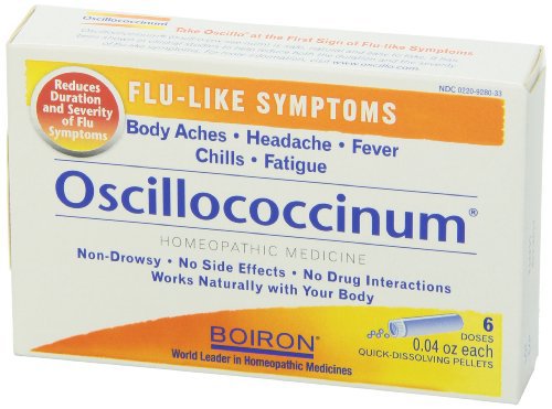 Cold and Cough Relief Oscillococcinum 200 CK HPUS Strength Sublingual Pellet 6 per Box