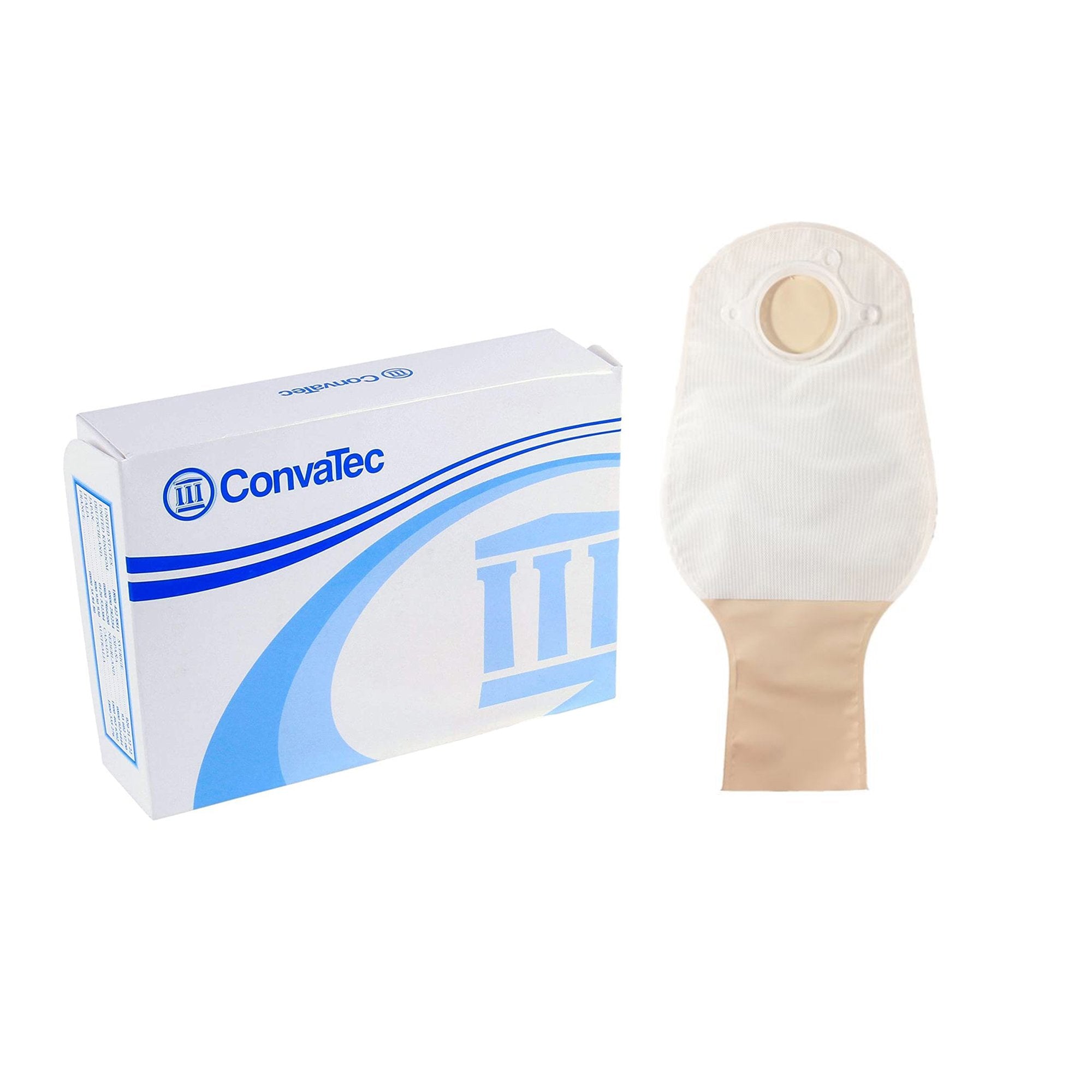 Colostomy Pouch Sur-Fit Natura Two-Piece System 12 Inch Length Drainable