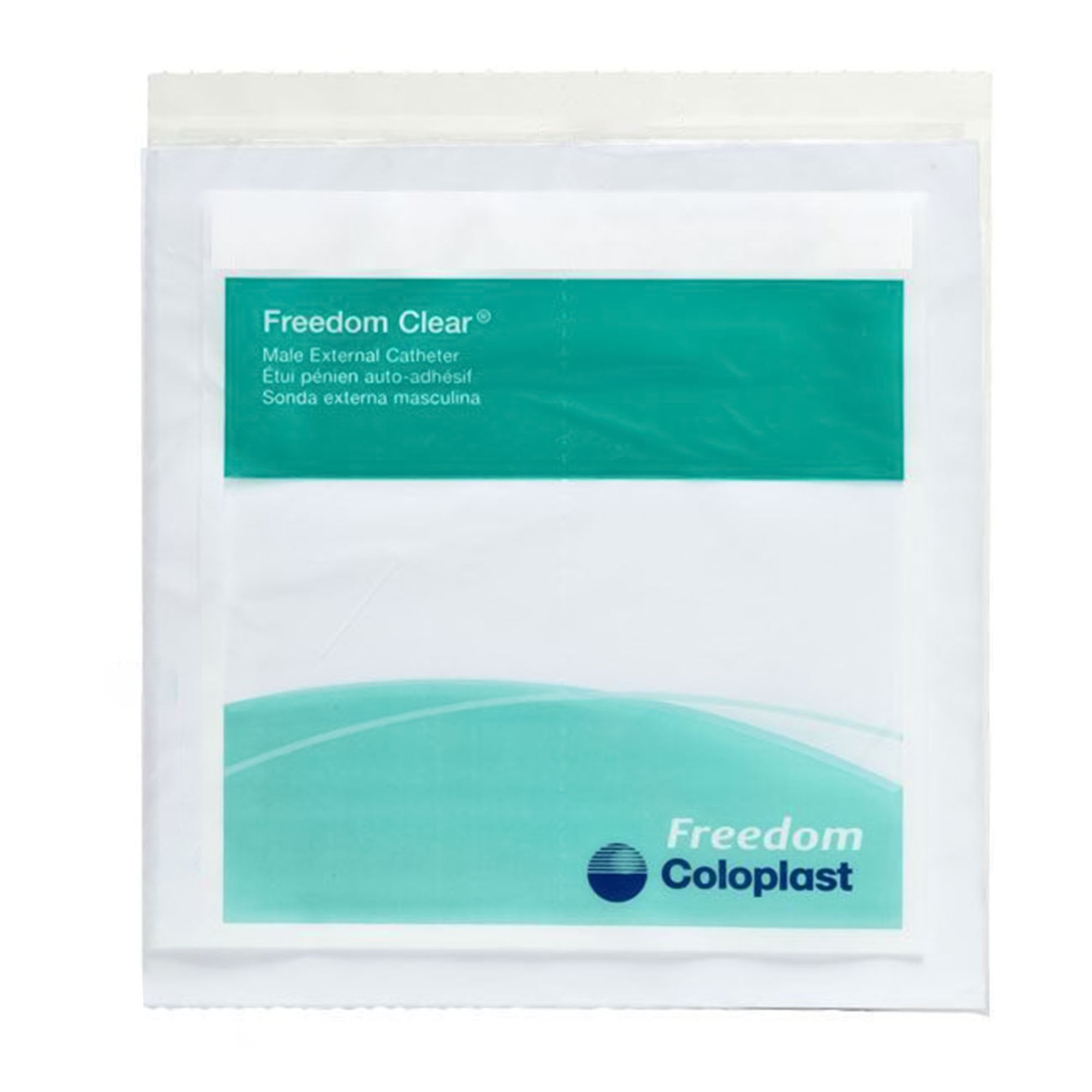 Male External Catheter Freedom Self-Adhesive Strip Silicone Small, Packaging Type- Box