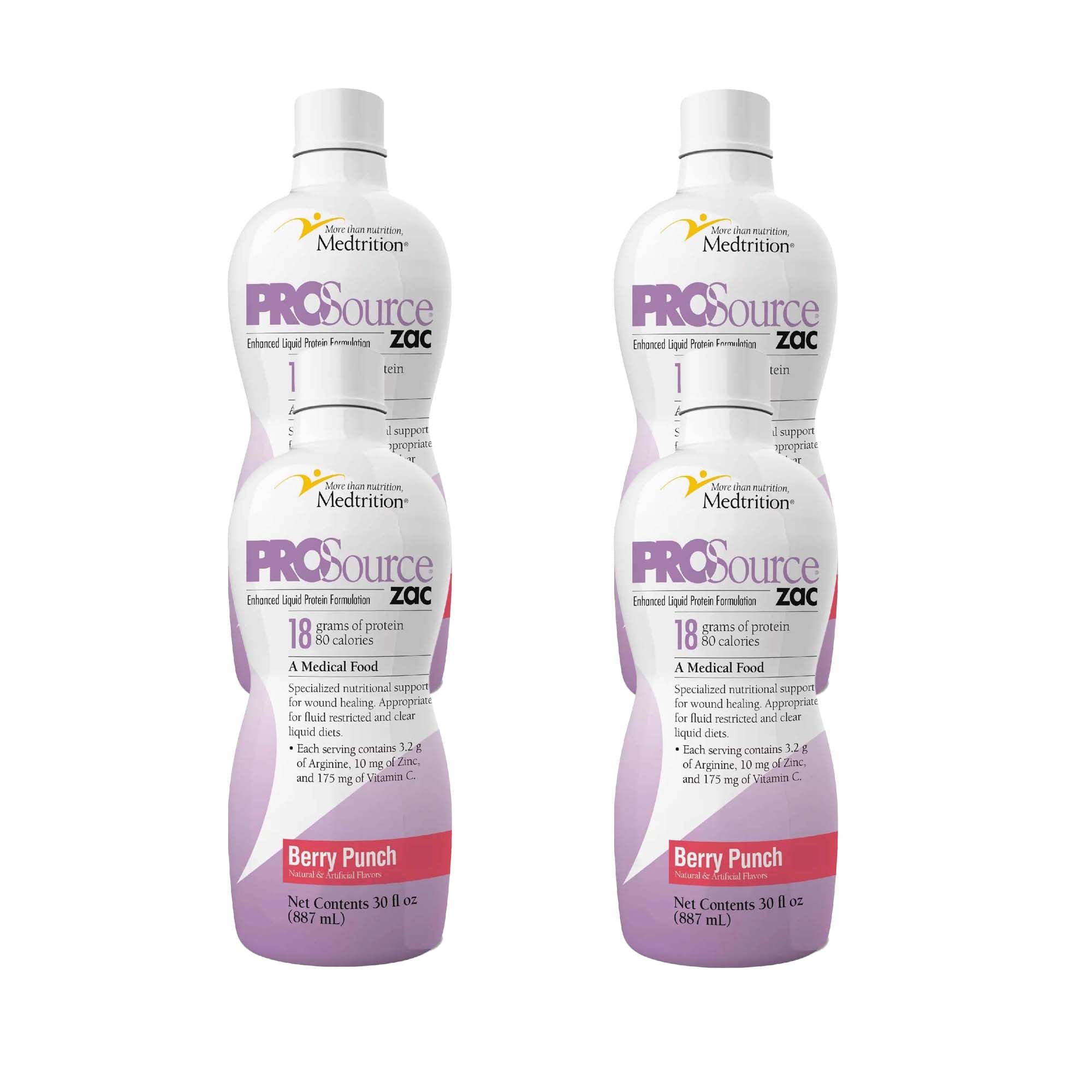 Oral Supplement ProSource ZAC Berry Punch Flavor Liquid 32 oz. Bottle