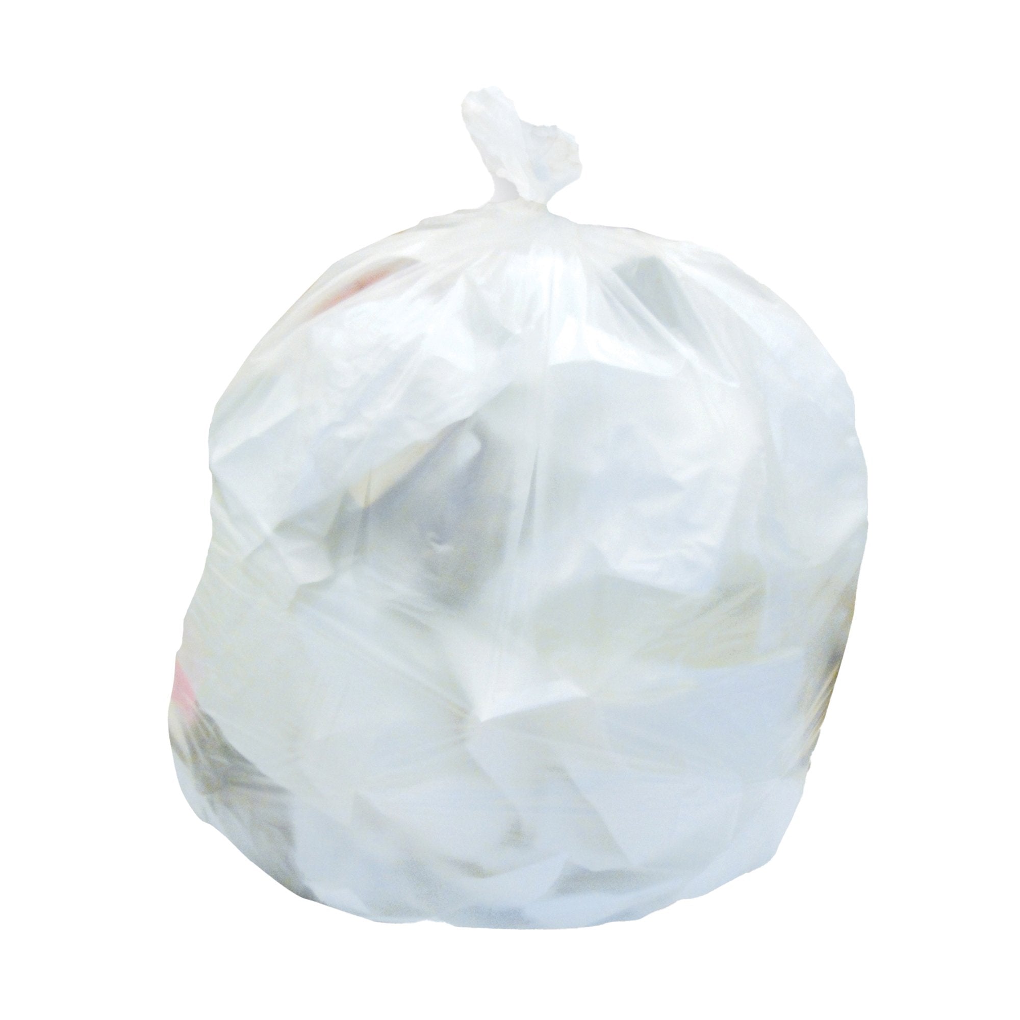 Trash Bag Heritage 30 gal. White LLDPE 0.90 mil 30 X 36 Inch Star Seal Bottom Flat Pack, Packaging Type- Case
